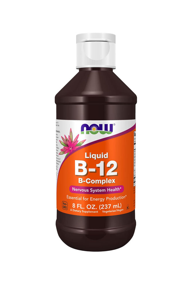 NOW Supplements, Vitamin B-12 Complex Liquid, Energy Production