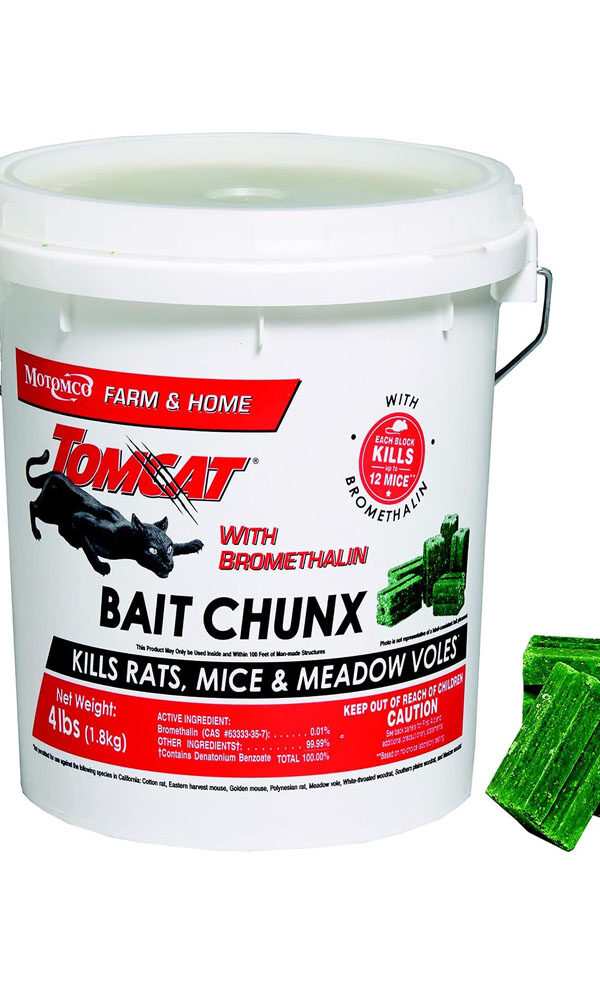 Tomcat With Bromethalin Bait Chunx Pail, 4 lbs