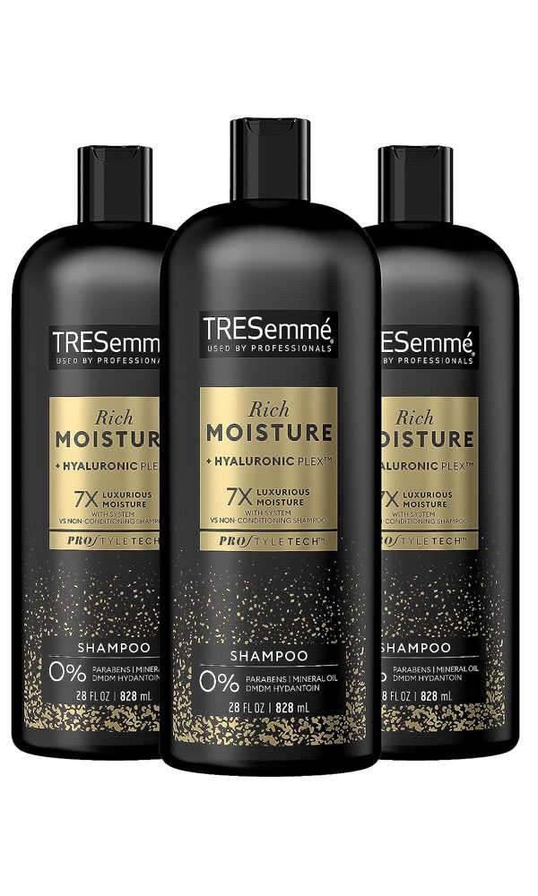 TRESemmé Shampoo Moisture Rich 3 Count for Dry Hair